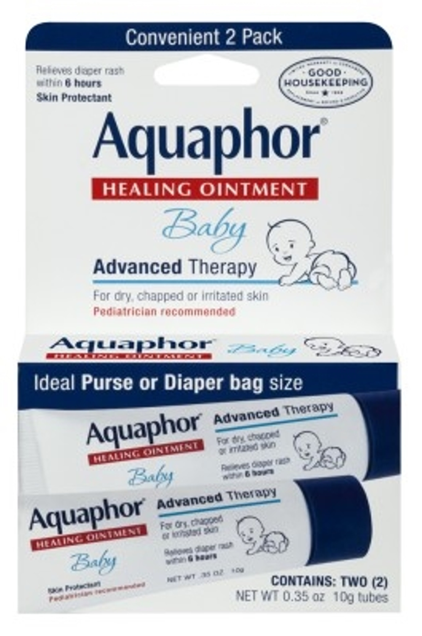 BL Aquaphor Baby Healing Ointment 0.35oz 2 Count - Pack of 3