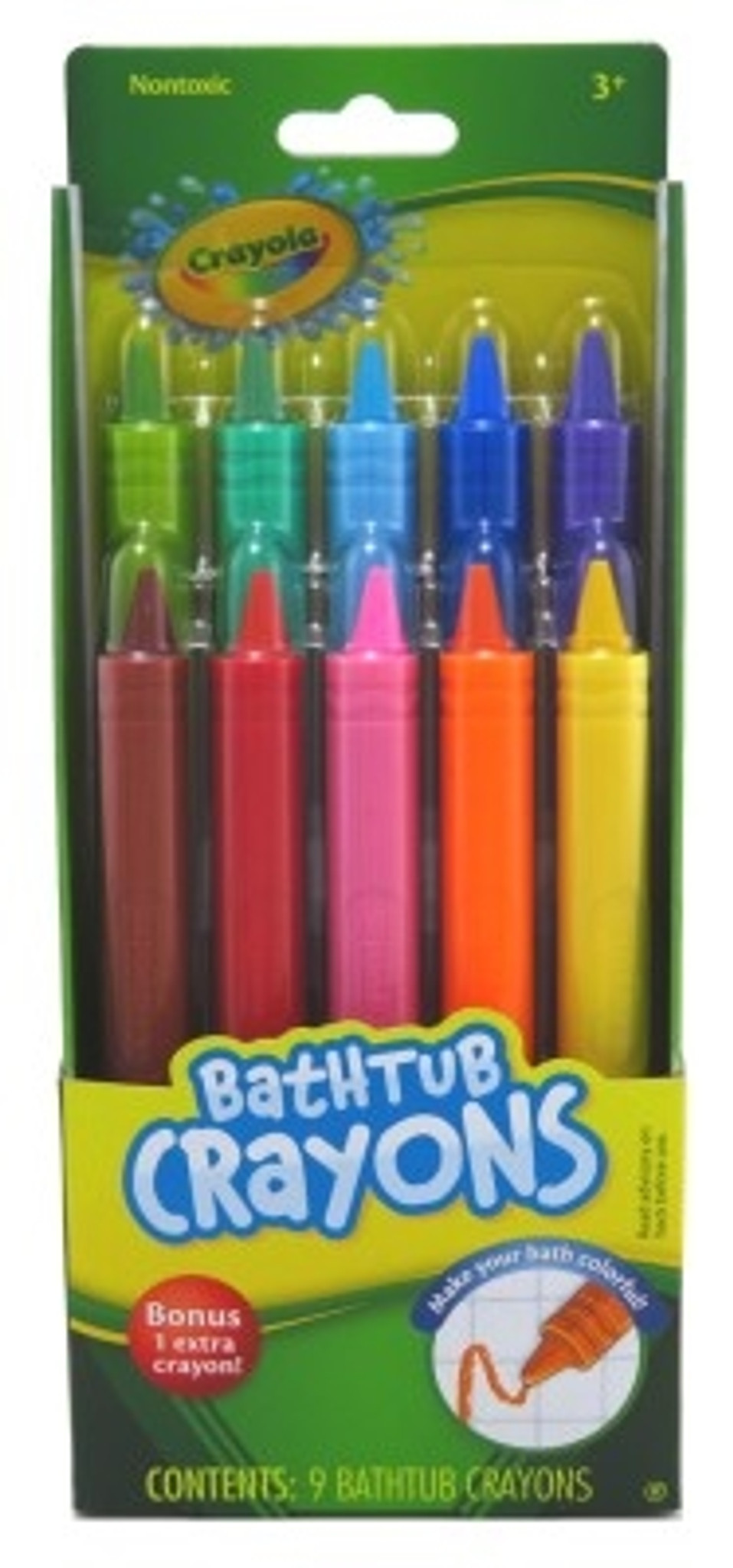 BL Crayola Bathtub Crayons 9 Count THREE PACK 