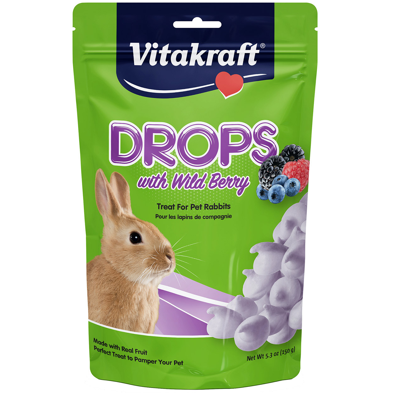 RA Drops with Wildberry for Pet Rabbits 5.3 oz