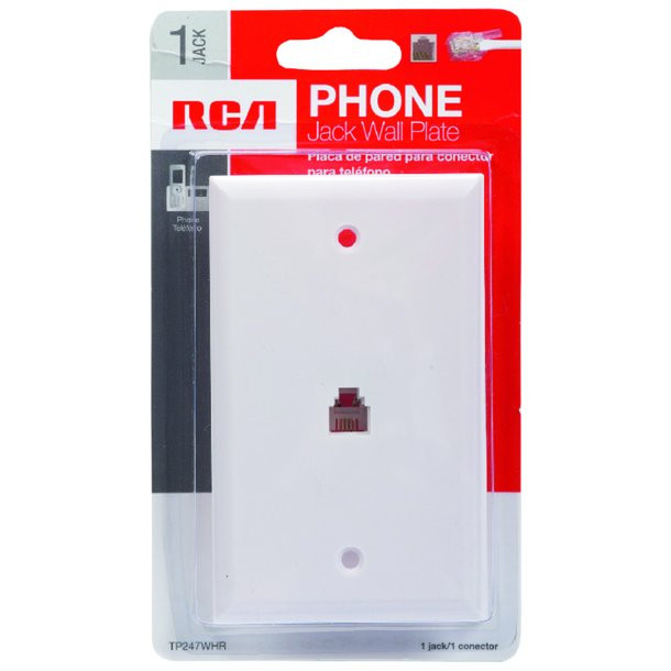 RCA Phone Jack Wall Plate