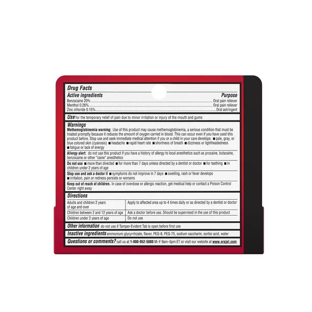 BL Orajel 3X Toothpaste And Gum Extra Strength 0.42oz Pack of 3