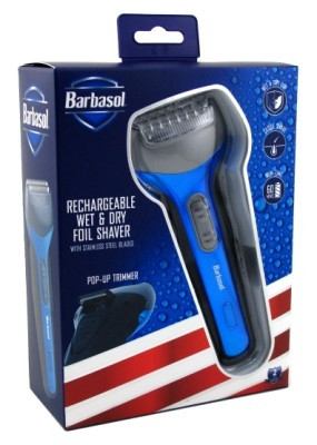 BL Barbasol Shaver Foil With Pop Up Trimmr Rechargeable Wet/Dry