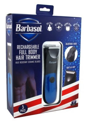 BL Barbasol Trimmer Full Body Rechargeable 5 Piece