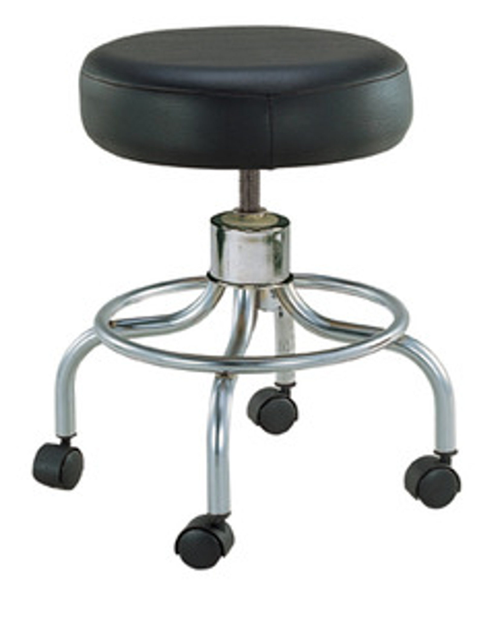 Drive Revolving Adjustable Height Stool with Round Footrest