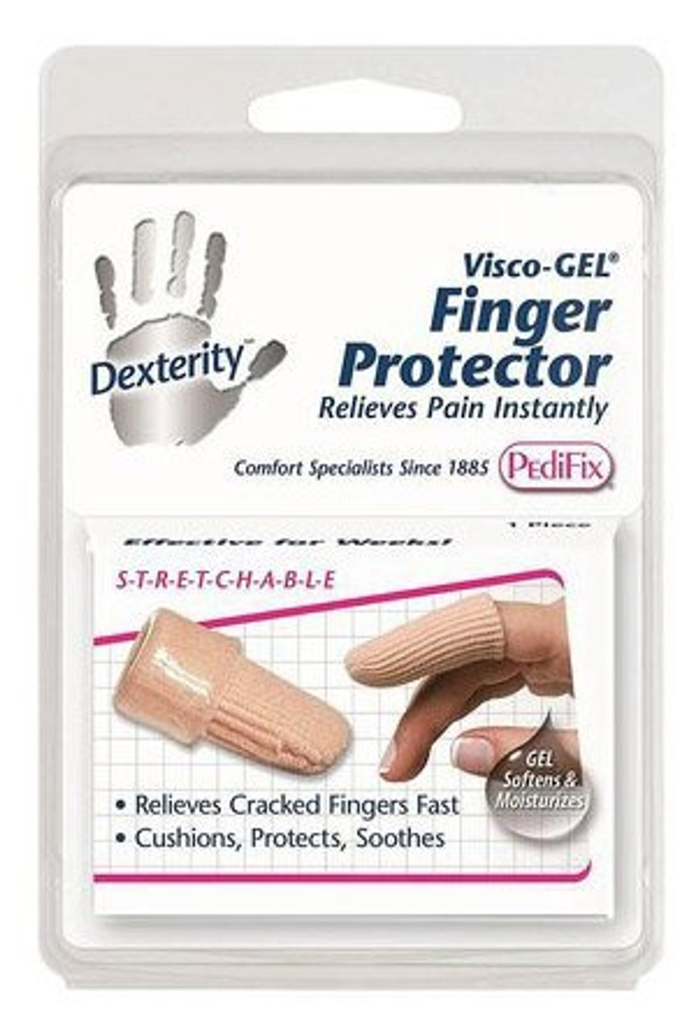 Pedifix Dexterity Fabric-Covered Finger Protector