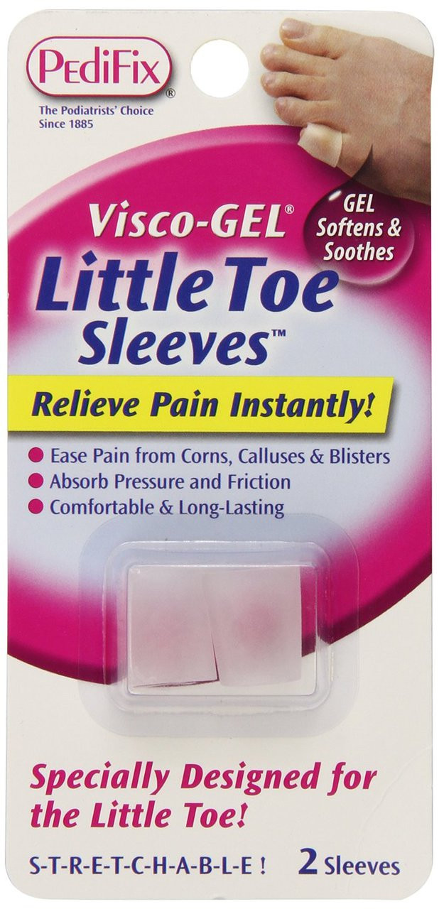 Pedifix ViscoGel Little Toe Sleeves 2 Per Pack