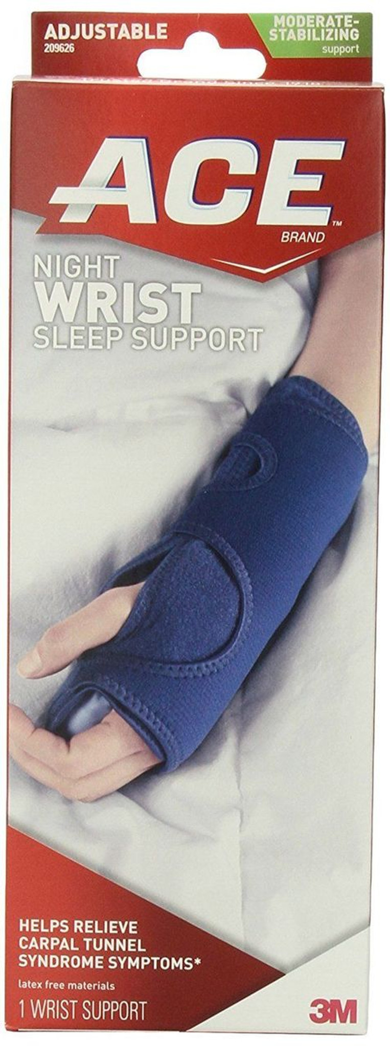 ACE Night Wrist Sleep Support 1 ct,Authorized vendor