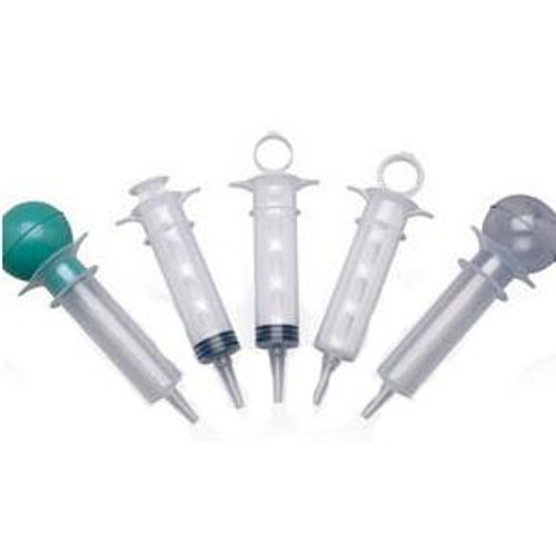 Nurse Assist Flat Top Piston Irrigation Syringe, Sterile, Latex-Free
