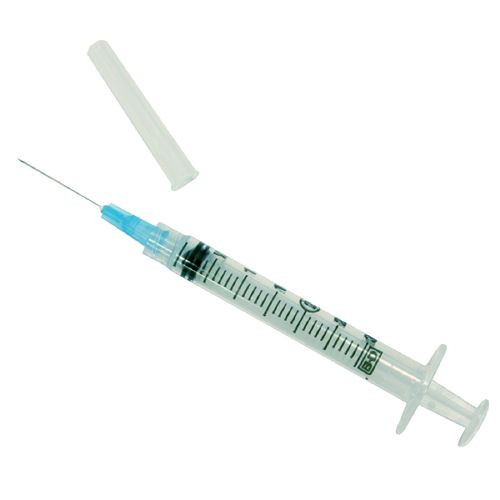 BD Syringe 3ml 21 Gauge 1.5 Inch Needle 100/box (309577)