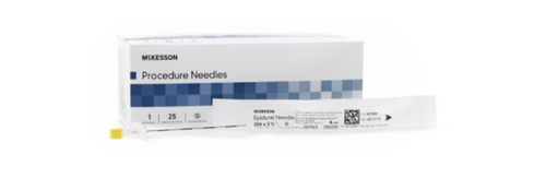 Epidural Needle McKesson Tuohy 20 Gauge 3.5 Inch