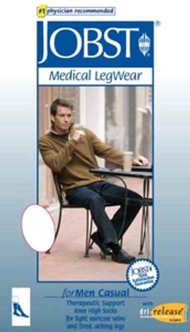 Jobst for Men Moderate 15-20 mmHg Casual Knee High
