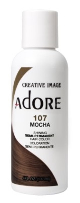 Adore Semi-Permanent Haircolor #107 Mocha 4oz X 3 Counts