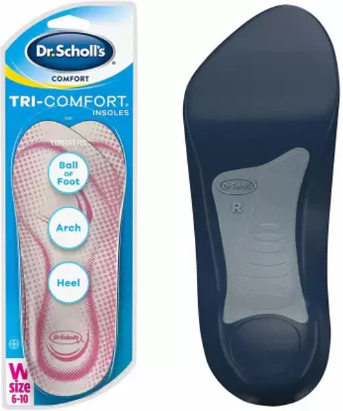DR SCHOLLS COMFORT TRI-COMFORT WOMEN INSOLES 1PAIR