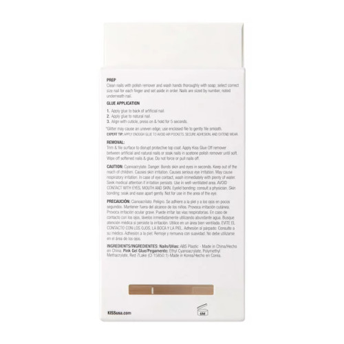 BL Kiss Classy Nails 28 Count Long Length Pink - Pack of 3 