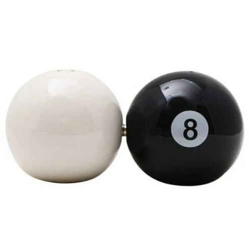 PT Magnetic Eight Ball Salt and Pepper Shaker Set