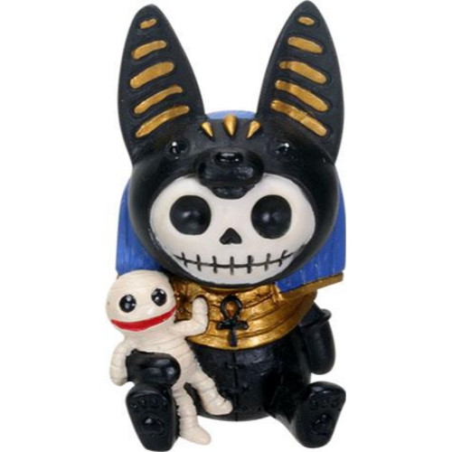 PT Furrybones Anubis Skull Mini Resin Figure