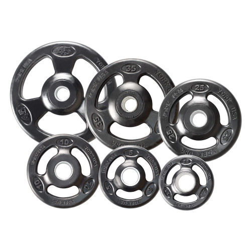  Iso Grip Rubber Encased Olympic Plate 35lb