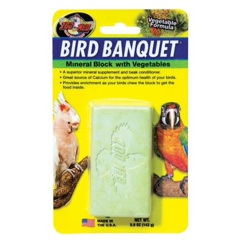 RA Bird Banquet Mineral Block - Vegetable Formula - 5 oz