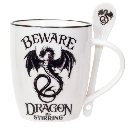 DRAGON IS STIRRING MUG & SPOON SET DRAGON IS STIRRING MUG & SPOON SET