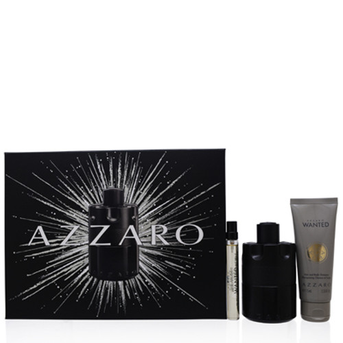 AZZARO THE MOST WANTED/AZZARO SET (M)
AZZARO THE MOST WANTED EDP SPRAY INTENSE 3.4 OZ
AZZARO THE MOST WANTED EDP SPRAY INTENSE 0.33 OZ
AZZARO WANTED HAIR&BODY SHAMPOO 3.4 OZ