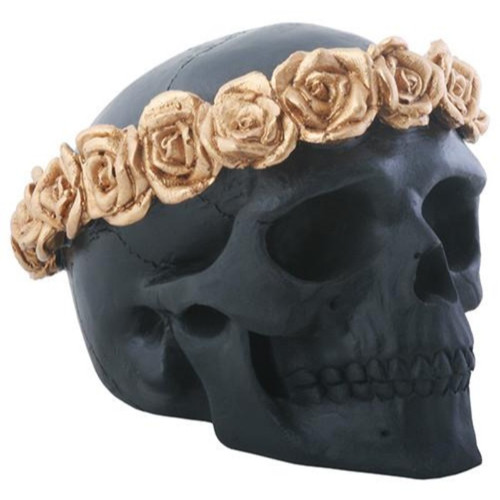 FLOWER SKULL - BLACK FLOWER SKULL - BLACK