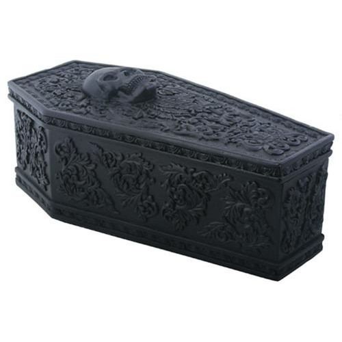  GOTHIC FLORAL COFFIN BOX
