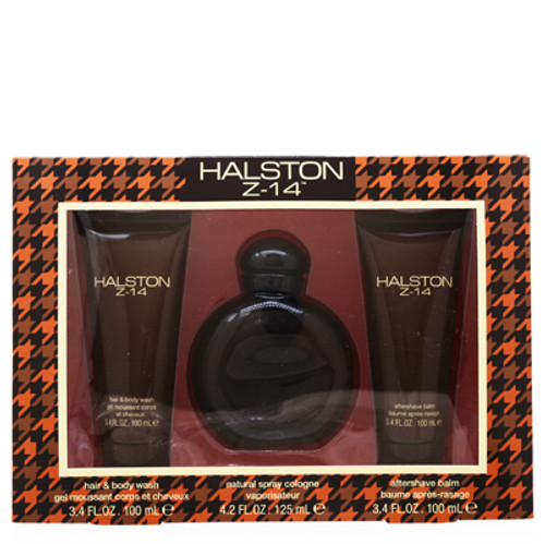Z-14/HALSTON 3 PC. SET (M)
COLOGNE SPRAY 4.2 OZ
HAIR&BODY WASH/GEL 3.4 OZ
AFTER SHAVE BALM 3.4 OZ
IN DISPLAY BOX