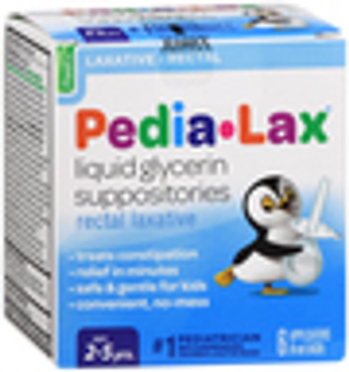 Pedia-Lax Liquid Glycerin Suppositories Laxative 6 EA Pedia-Lax Liquid Glycerin Suppositories Laxative 6 EA