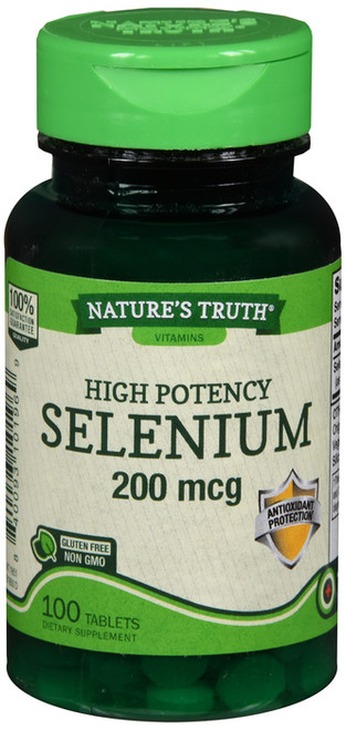 Nature's Truth Selenium 200 mcg Tablets 100 EA