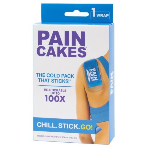 Pain Cakes Cold Pack Wrap - The Cold Pack That Sticks! 1 Wrap