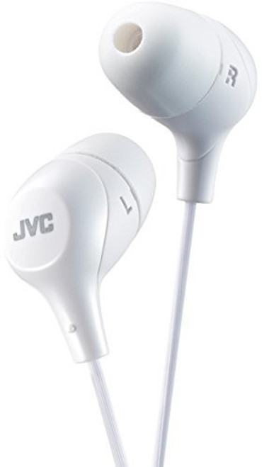 JVC HAFX38W Marshmallow Earphones (White)