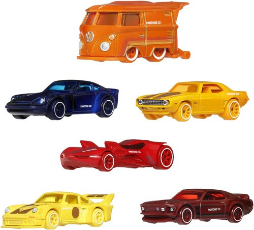 Mattel - Hot Wheels 1:64 Silver Series Pantone 10-Piece Sunset Race A Assortment