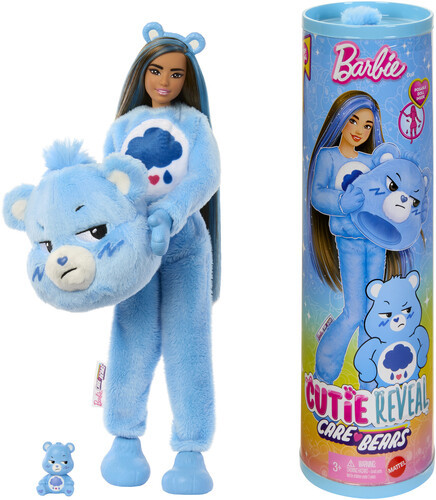Mattel - Barbie Cutie Reveal Barbie x Care Bears Series, Grumpy Bear