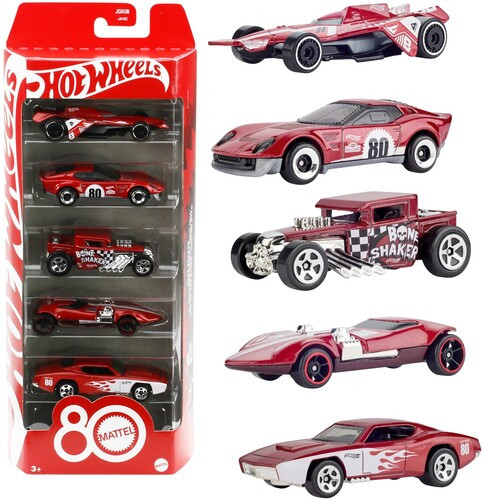 
Mattel - Hot Wheels 5-Pack, Mattel 80th Anniversary
