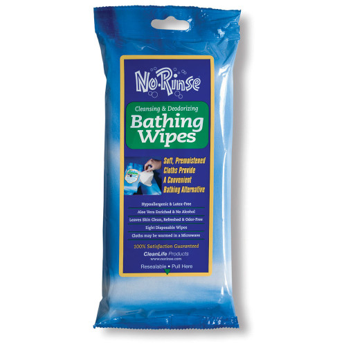 MILS  No Rinse® Bathing Wipes