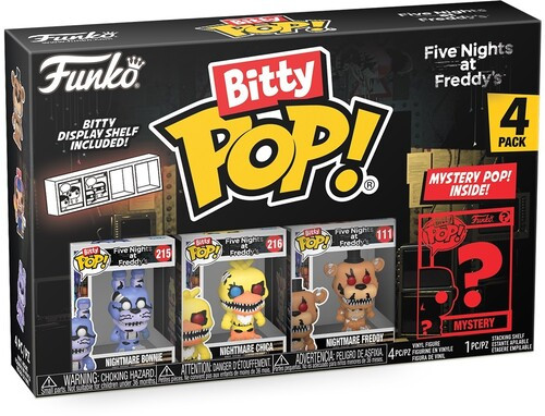 FUNKO Bitty POP!: Five Nights at Freddy's - Nightmare Bonnie 4-Pack (FNAF)