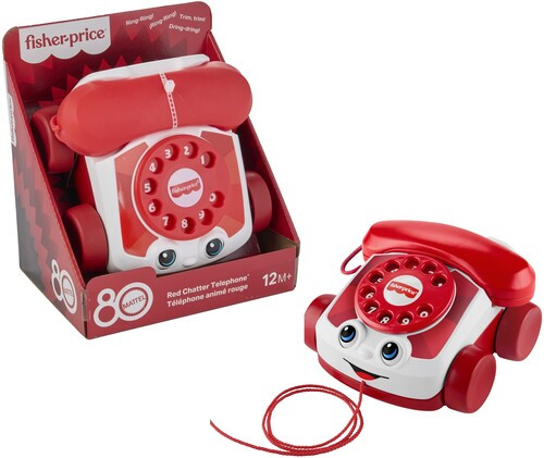 Fisher Price - Red Chatter Phone Mattel 80th Anniversary