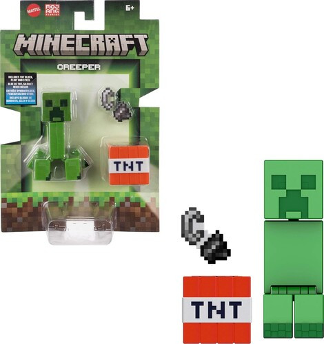 Mattel - Minecraft 3.25'' Creeper Figure with Accessories