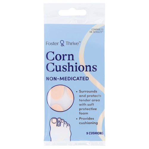 MCK Corn Cushion Foster & Thrive™ One Size Fits Most Adhesive Backing Toe PK/9