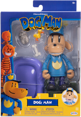 
Dog Man 5in Figure 4pc Wave 2 Asst