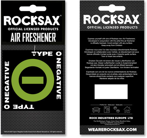 
Rocksax - Type O Negative - Type O Negative Logo - Air Freshener (Vanilla)