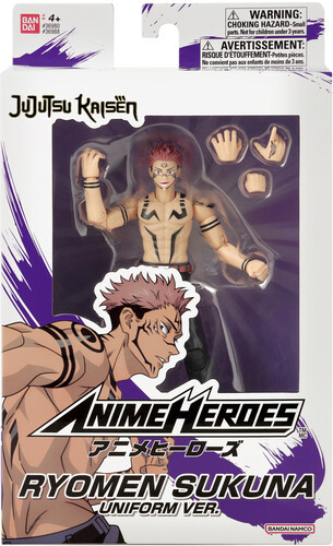 
AnimeHeroes JUJUTSU KAISEN Ryomen Sukuna Uniform Ver action figure