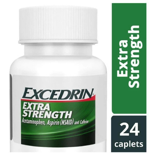 Excedrin Extra Strength Headache Pain Relief Caplets 24 Count
