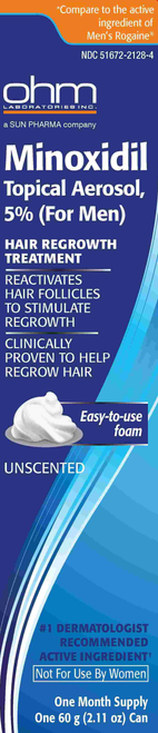 Minoxidil 5% Easy to use Foam for Men Hair Regrowth Treatment 2.11 Oz