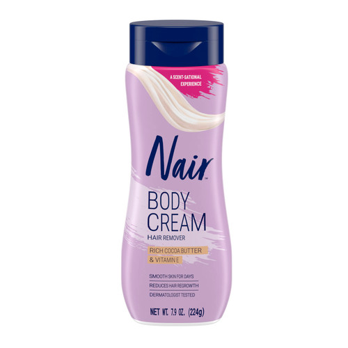 Nair Body Cream Hair Remover with Cocoa Butter & Vitamin E 7.9 oz