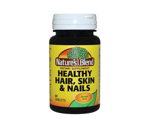 Nature's Blend Healthy Hair Skin and Nails Biotin 60 Tablets