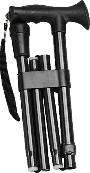 Nova Folding Cane Soft Grip Black Item #3040BK