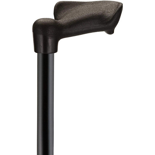 Nova Cane With Palm Handle Left Black Item #2061BK-L