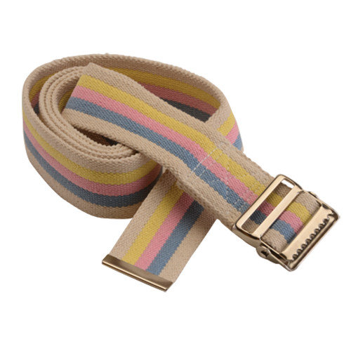 Nova Gait Belt 72" Metal Buckle Stripes Item #PA-1037
