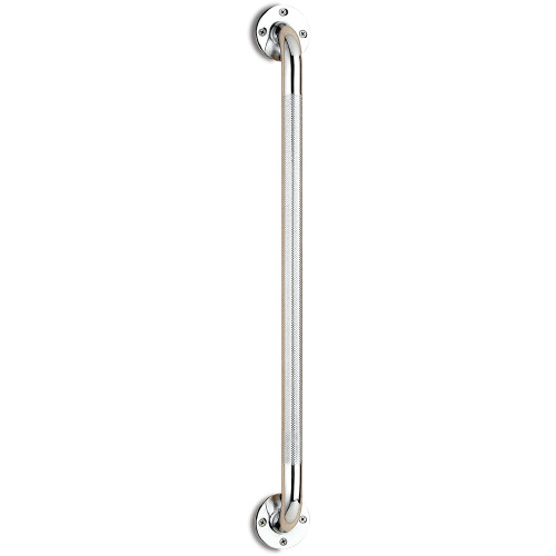 Nova Wall Grab Bar 24" Chrome with Knurled Handle Item #8024CH-R